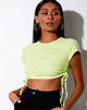 Image of Tiner Crop Top in Lime