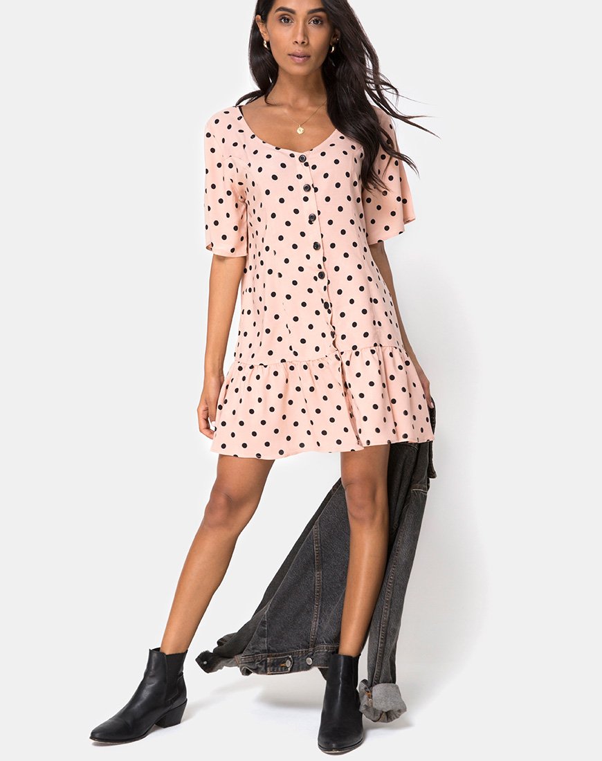 Motel rocks polka dot clearance dress