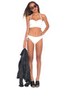 Image of Torte Lace Up Bikini Bottoms in White