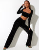 image of Mozra Trouser in Velour Black