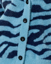 Knit Zebra Blue and Navy