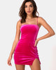 Image of Verso Dress in Velvet Pink