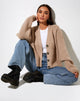 Image of Wallace Cardi in Grey Beige