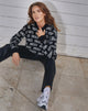 Image of Iskov Jumper in Black with Ivory Angel Energy