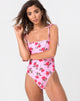 Image of Yadira Swimsuit in Candy Rose