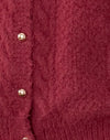 Brush Knit Burgundy