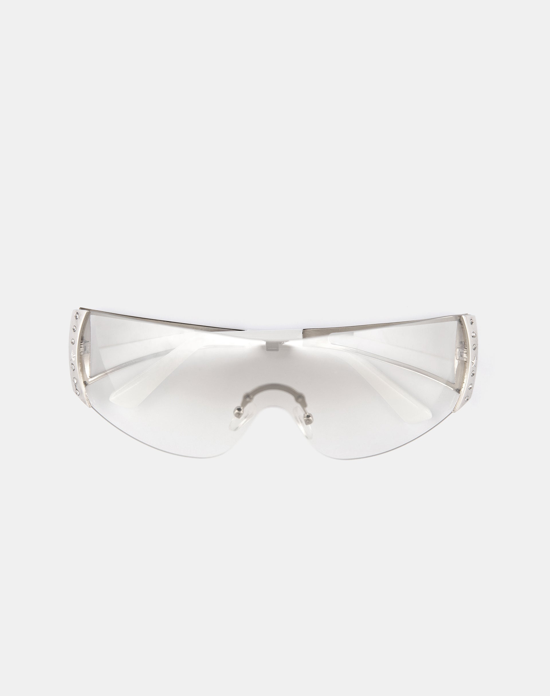 image of Adley Oversized Sunglasses in White