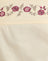 Poplin Buttermilk with Cherry Blossom Embroidery