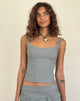 Image of Ailsa Tie Back Top in Grey