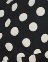 Large Polka Black