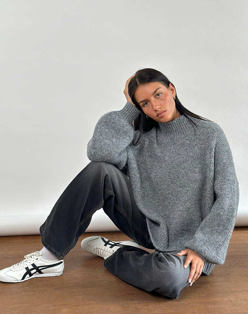 Image of Amato Oversized Jumper in Grey