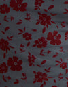 Garden Floral Blue Grey