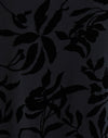 Flock Leaf Flower Black