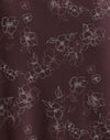 Doodle Flower Flock Brown