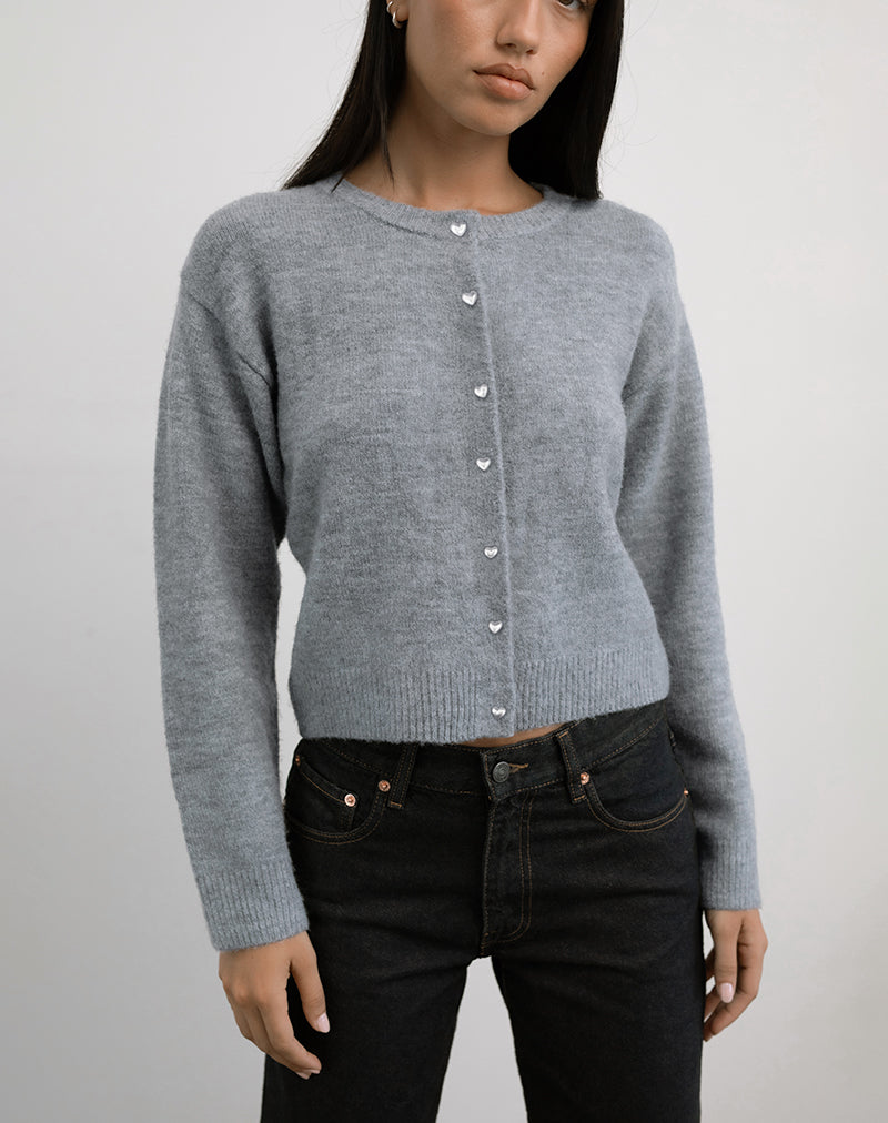 Aura Cardigan in Dusty Grey