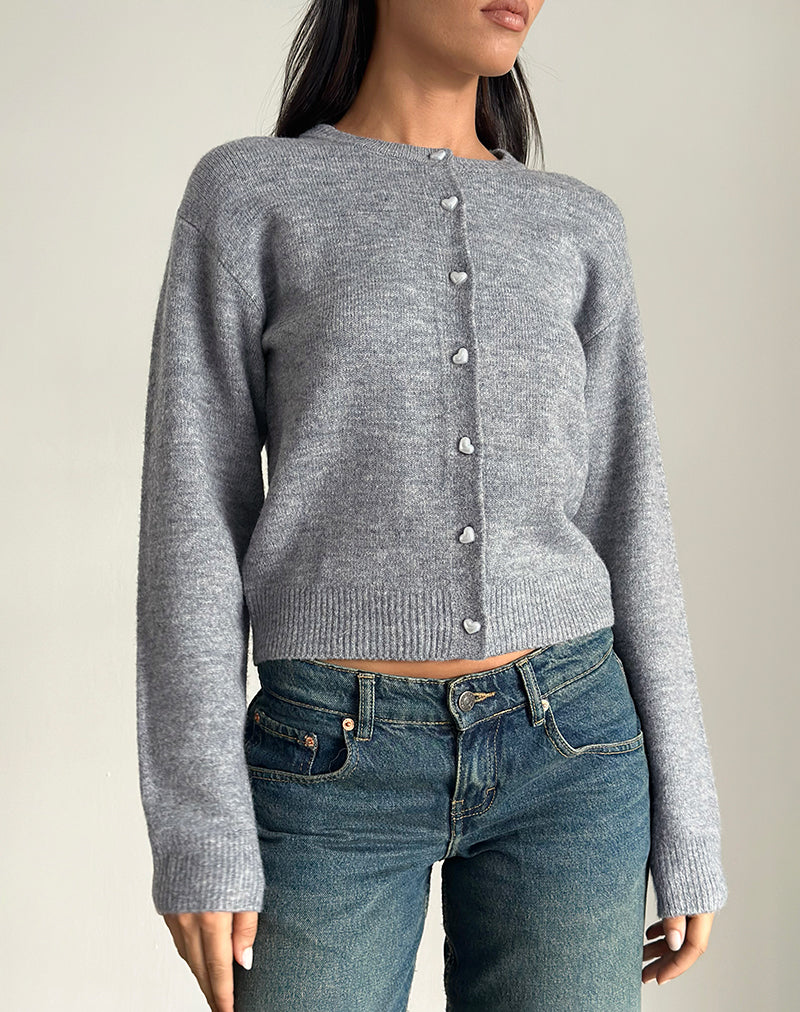 Image of Aura Cardigan in Dusty Grey