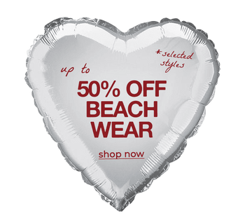 UP TO 50% OFF BEACHWEAR