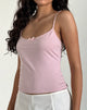 image of Barlyn Cami Top in Pink and Blue Stripe