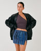 image of MOTEL X JACQUIE Pelma Mini Skirt in Colour Bleed Blue