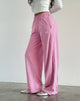 Image of Benton Jogger in Flamingo Pink with White Binding and M Embroidery