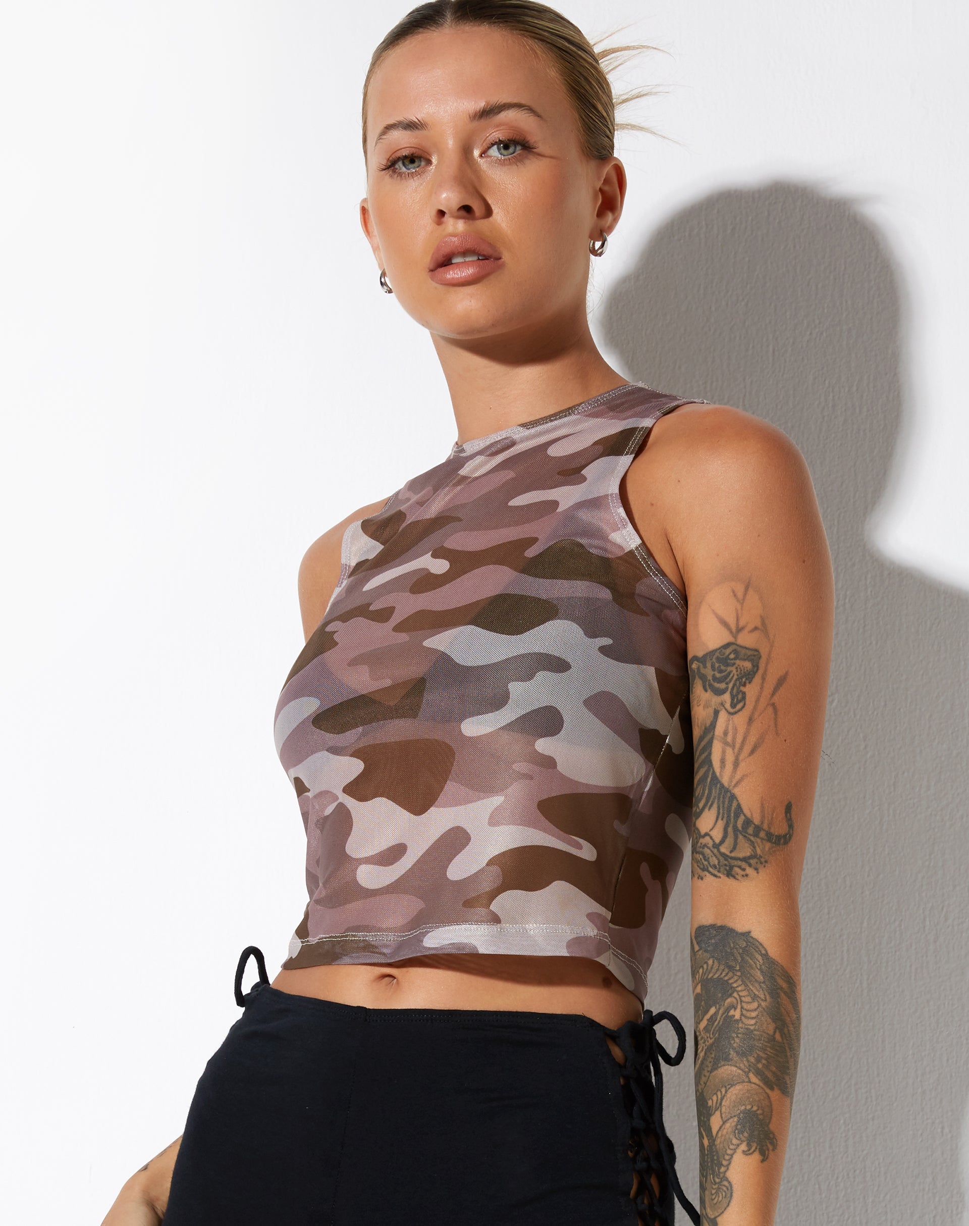 image of Bika Vest Top in Camo