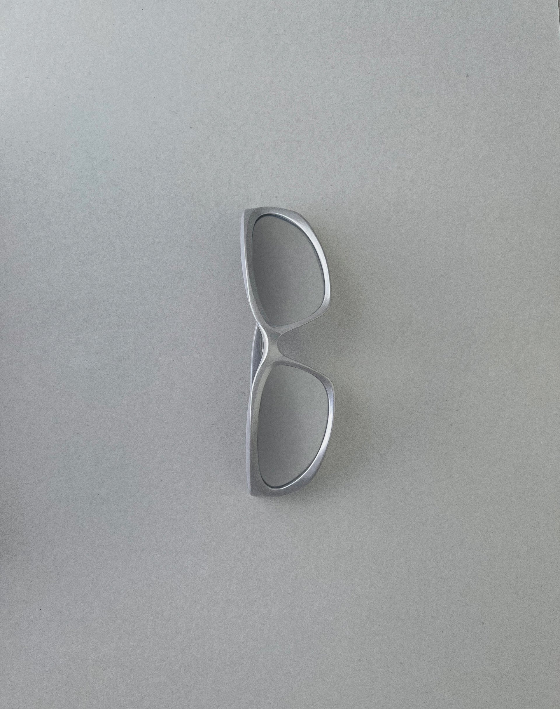 image of Blake Wrap Sunglasses in Silver