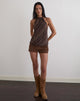 Image of Blazira Short in Whale Cord Brown