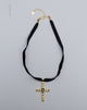 Image of Brooklyn Cross Choker Necklace by Gemini Jewels