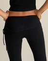 Image of Jacie Jersey Flare Trouser in Black