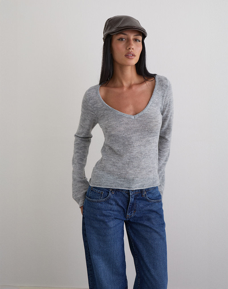 Flat Cap in PU Dark Brown