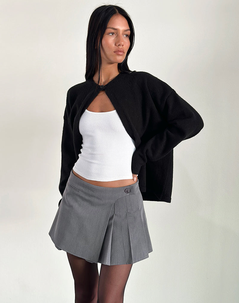 ワンピース Slash Wrap Mini Skirt Charcoal Grey Charcoal Grey Wrap Mini Skirt | Carwita – motelrocks-com-aus