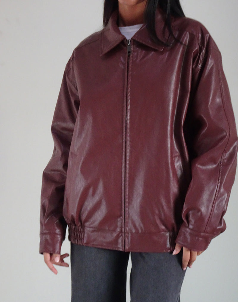 Cavita Jacket in Burgundy