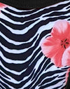 Contrast Binding Floral Zebra