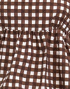 Tonal Gingham Brown