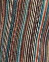 Shimmer Plisse Blue and Brown