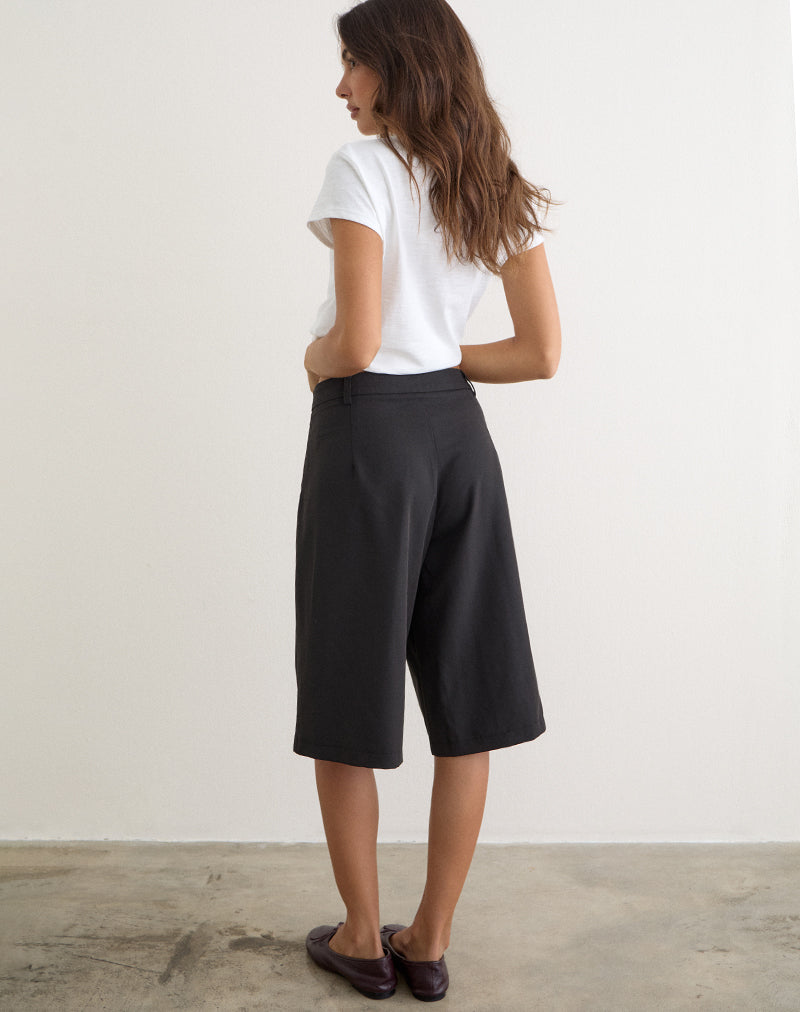 Image of Bawita Bermuda Short in Tailoring Black
