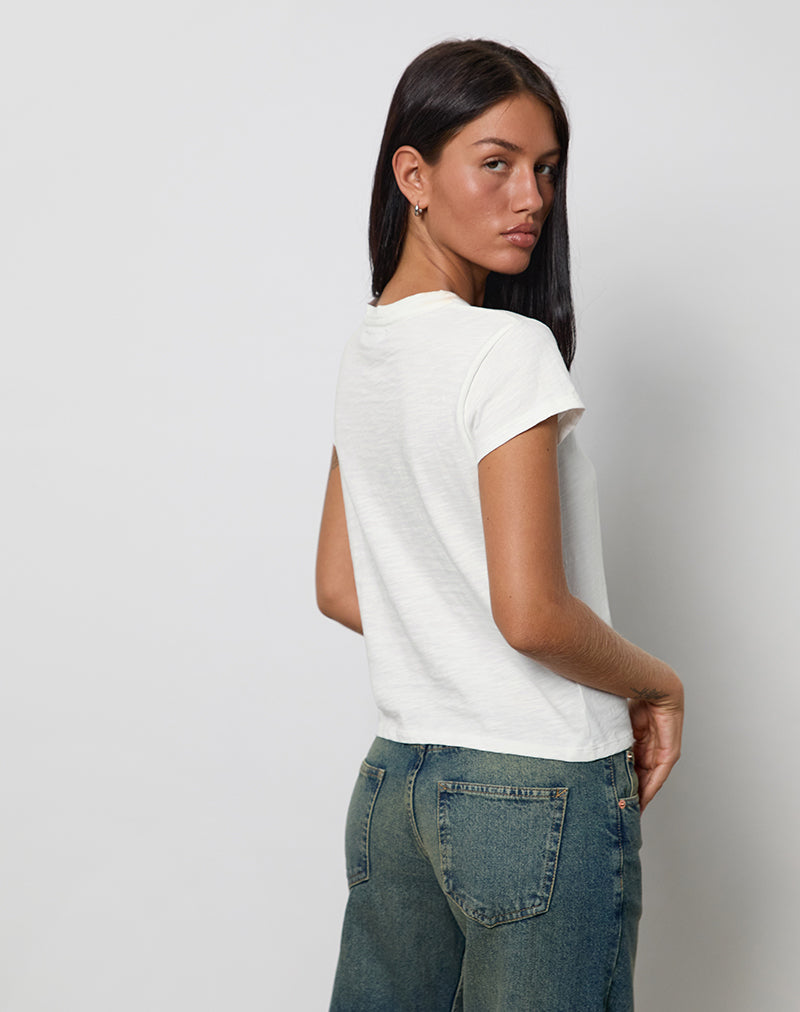 Image of Clio Baggy Tee in Ivory