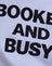 Lilac with Booked and Busy Slogan