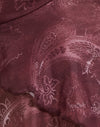 Mesh Tonal Paisley Plum