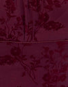 Botanical Flower Maroon