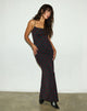 Image of Darsih Maxi Dress in Lips Flock Black