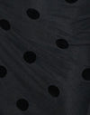 Big Polka Flock Black