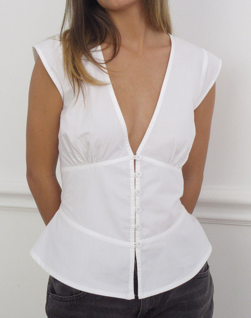 Image of Devlon Blouse in White