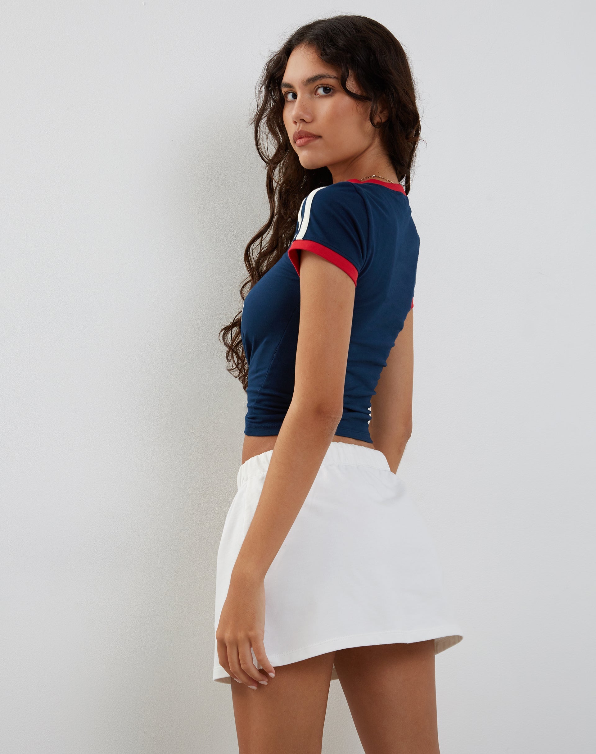 Image of Dheca Mini Skirt in White