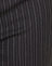 Pinstripe Black with Green Binding