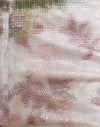  Floral Sequin White and Purple