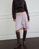 Image of Esmeray Midi Skirt in Retro Polka Dot