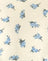 Blue Cluster Floral with Picot Trim