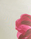  Cream with Red Watercolour Flower