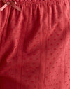 Cotton Dobby Red